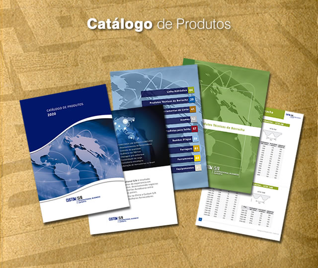 Catálogo de Produtos com hiperlink de navegação