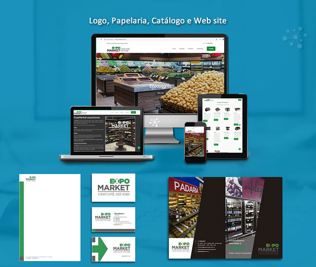 Criação de Logotipo, Papelaria, Catálogo e Site responsivo em HTML5 e CSS3